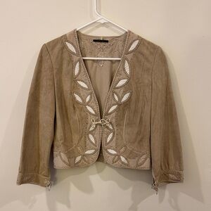 Elie Tahari Women's Suede Jacket